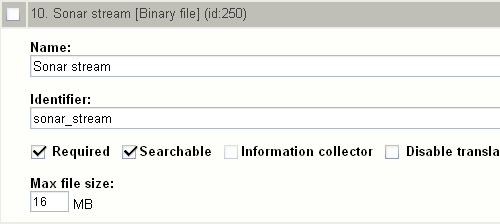 Class attribute edit interface for the "File" datatype.