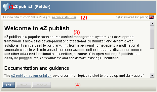 Activated preview window.
