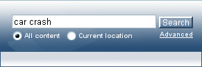 The search interface.