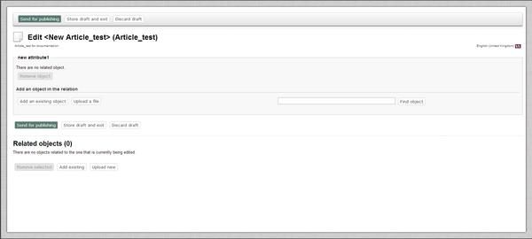Adding Object in the Relation