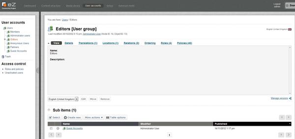 Creating Editor Account