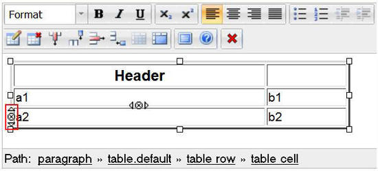 Delete row without button