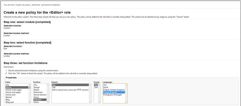 Editing Limited Language