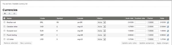 Enabling Auto Rates