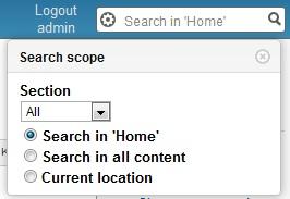 Exponential Search Options