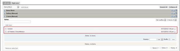 eZ Flow Block Working Items