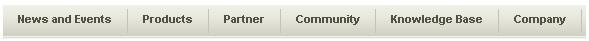 Front End Horizontal Menu
