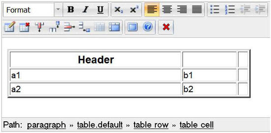 Insert Column with button