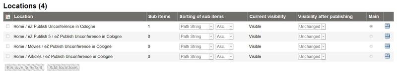 Object Edit Interface Locations Window