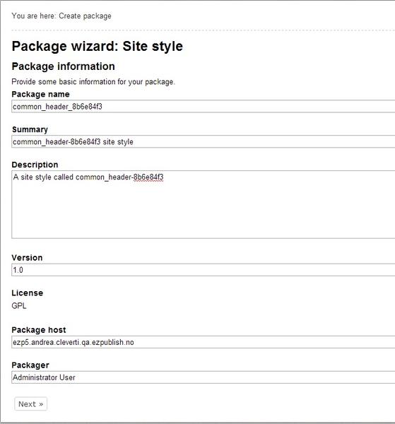 Package Information