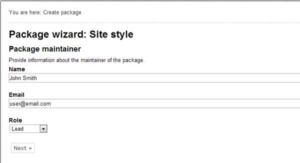 Package Mantainer