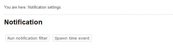 Run Notification Filter