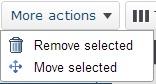 Sub Items More Actions