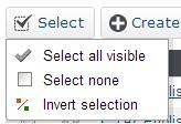 Sub Items Selection/Deselection